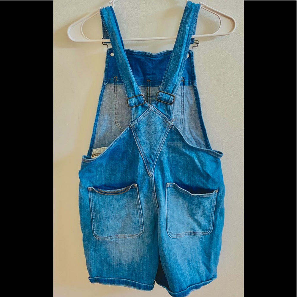 FatFace Short Denim Overalls